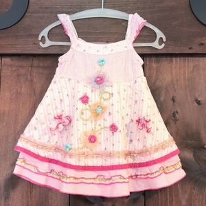 who designed jackie kennedy's wedding dress Mini Boden Baby Girls Printed Multi Coral Reef Jersey Dress And Knicke   Designer Kids Outlet